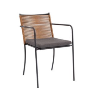 MOTLEY STEEL DINING ARMCHAIR