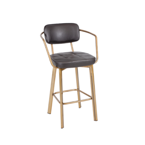 CLOONEY STEEL ARM STOOL
