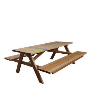 CAMPAIGN BENCH WITHOUT BACK