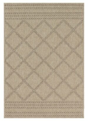 ΧΑΛΙ ETHNIK  2012C BROWN/CARAMEL BEIGE - 070X140  NewPlan