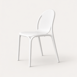 BROOKLYN CHAIR WITHOUT ARMS WHITE - VONDOM
