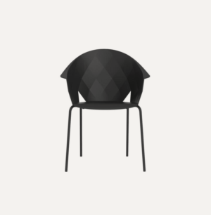 VASES STACKABLE CHAIR BLACK - VONDOM