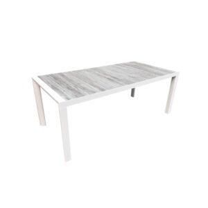 ALUM. DINING TABLE