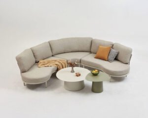 ALUMINIUM CORNER SOFA SET