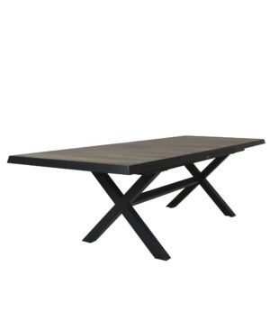 ALUM. DINING TABLE